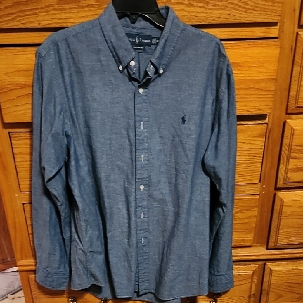Polo by Ralph Lauren Denim Blue Shirt